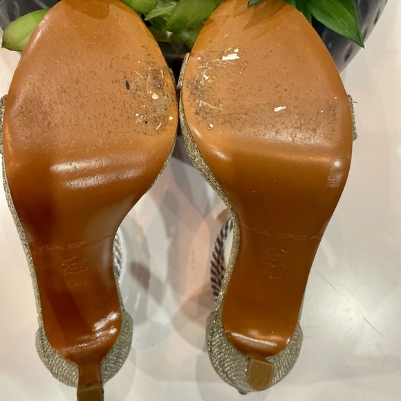 Dolce Vita platform sandals, shiny silver, 7.5 - Picture 4 of 4